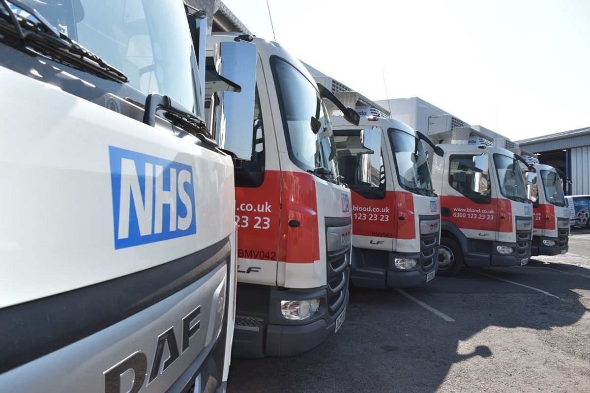 nhs blood and transport fleet