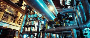 Industrial pipe work