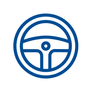 Steering wheel icon