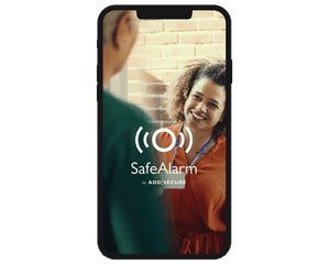 AddSecure Smart Alarm App Display