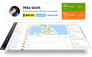 real time GPS temperature monitoring with map and temperature