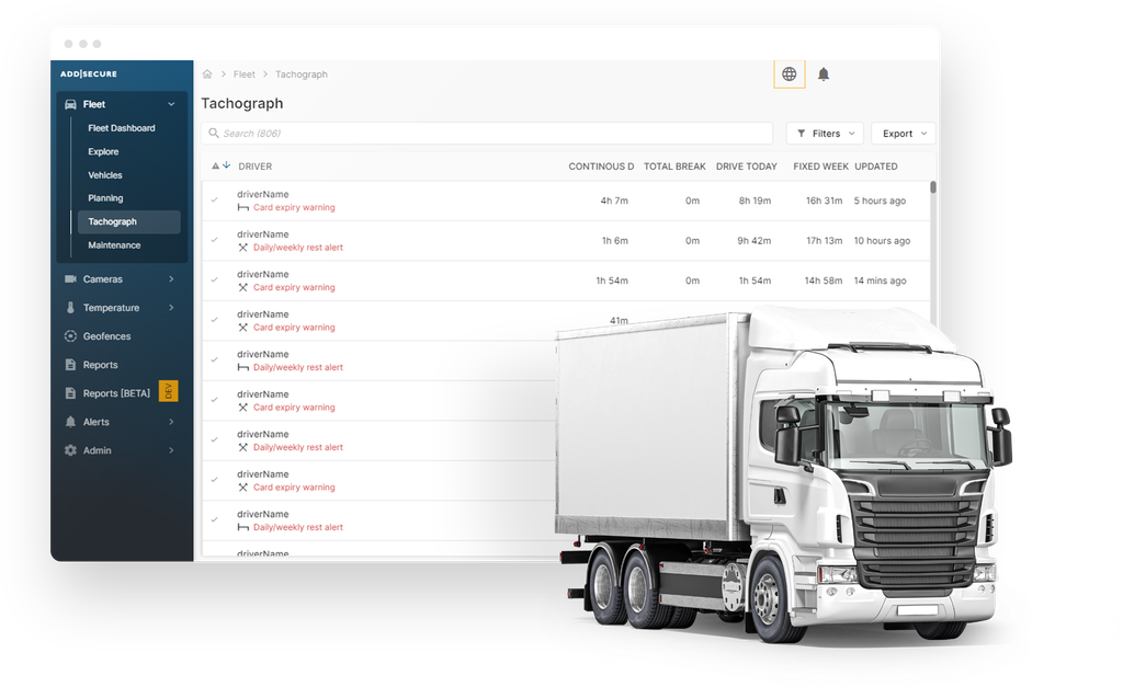 Remote Digital Tachograph Download – Retrieve Tacho Data More