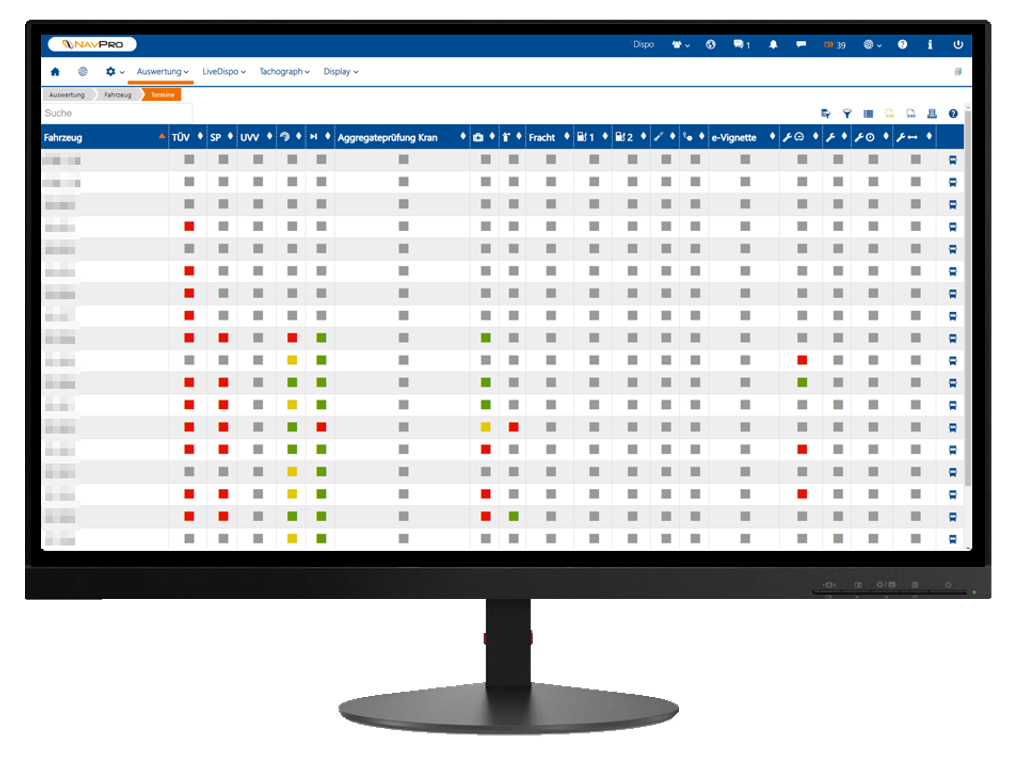 Fahrzeugmanagement-Plattform